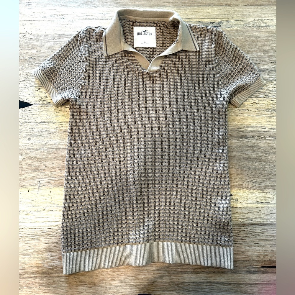 Hollister Tipped Sweater Polo